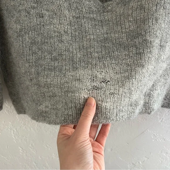 Sezane Gray Sweater - Picture 6 of 14